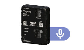 Ruptela Pro5S GNSS tracker 3.5mm audio jack microphone icon